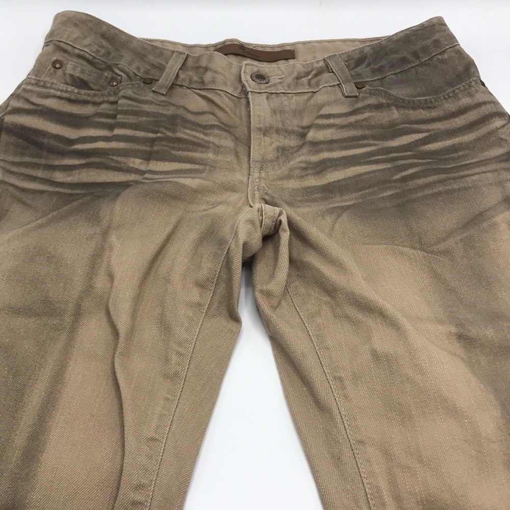 FRX Tan & Smoked Black Jeans
